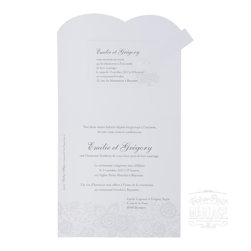 mariage blanc à fleurs