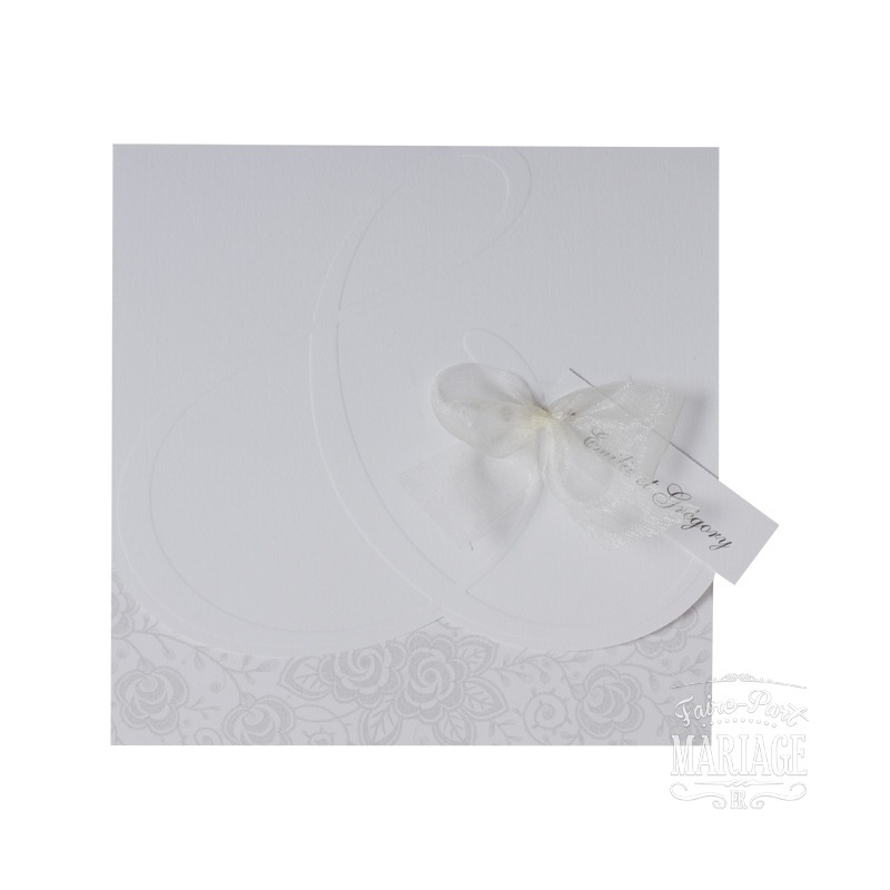 mariage blanc à fleurs