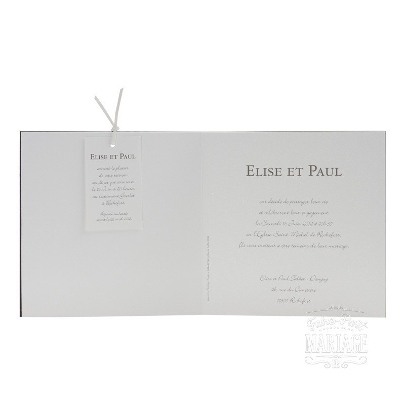 Oui carré noir & blanc