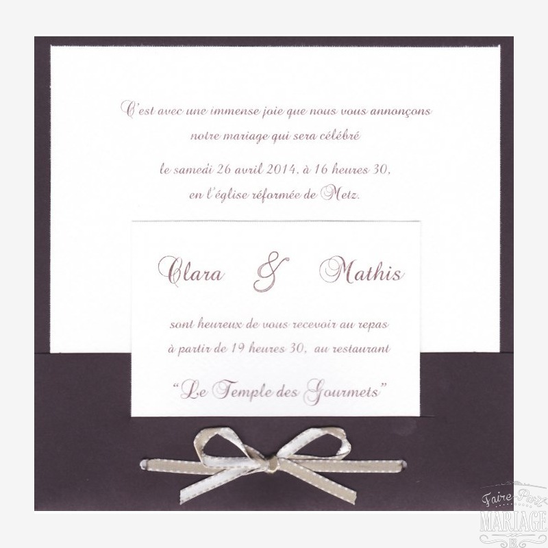 noces en chocolat