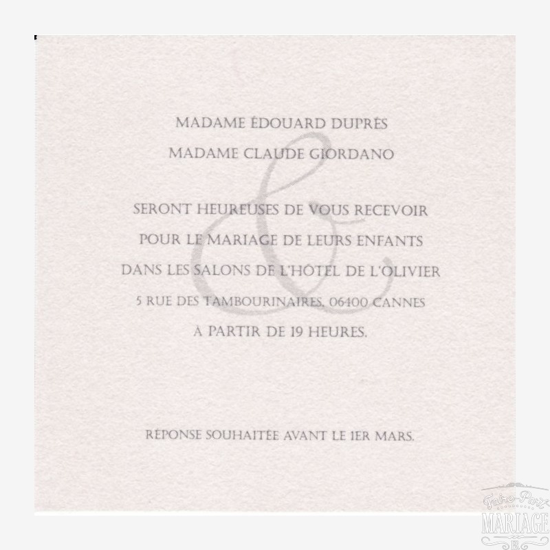 mariage et nous