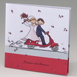 mariage en scooter