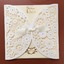 pochette dentelle blanche