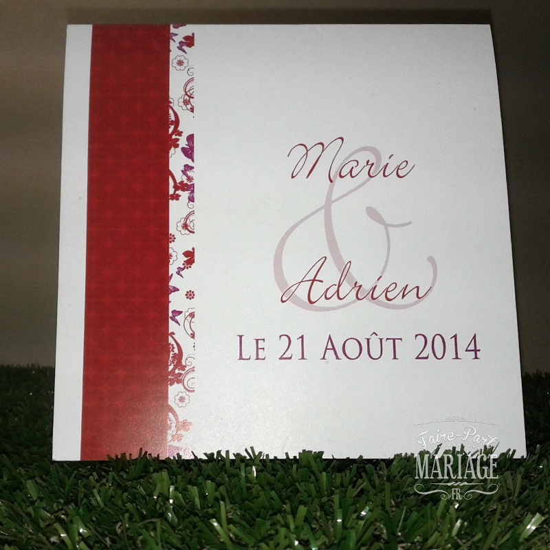 Mariage en rouge