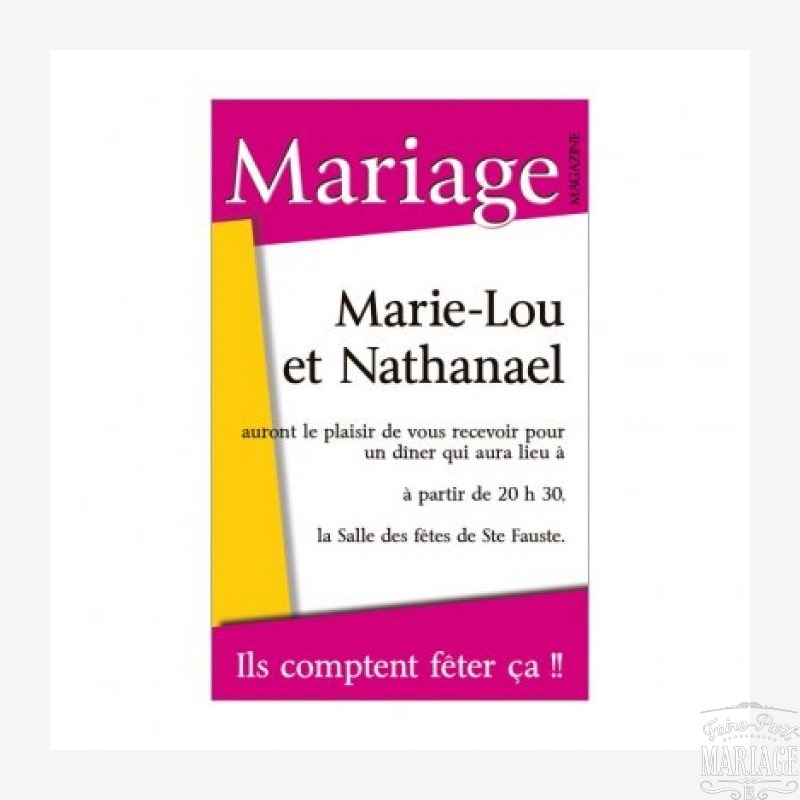 le magazine du mariage