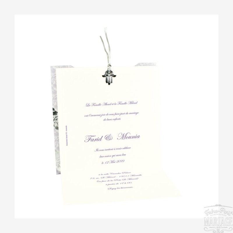 Mariage violet orient