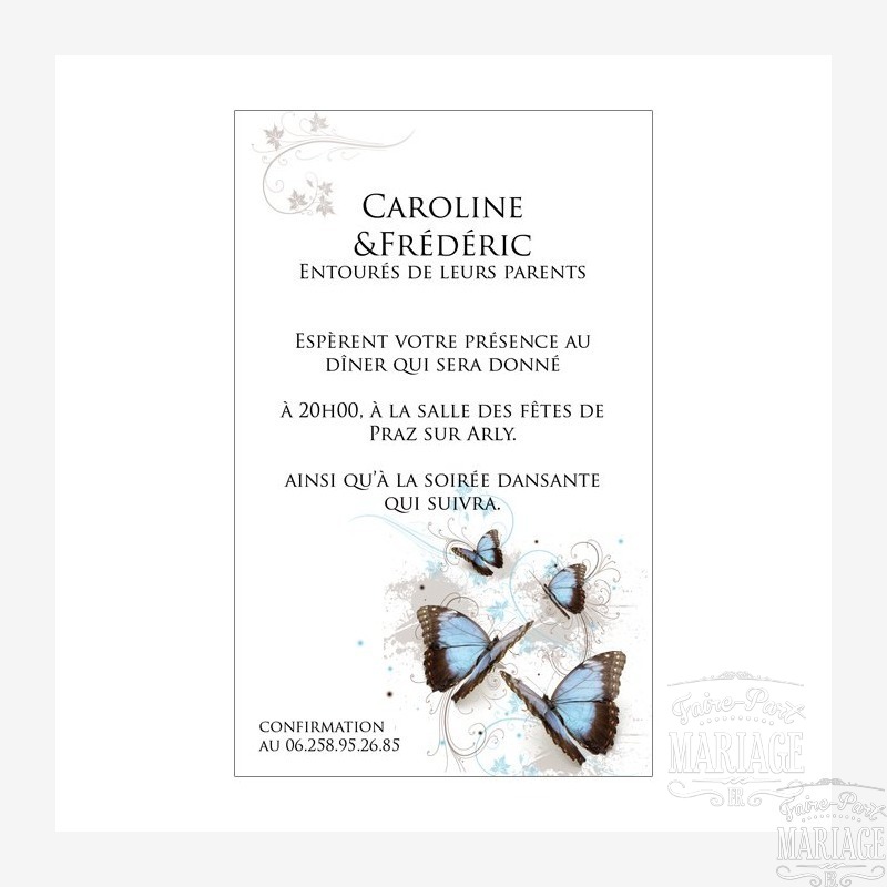 pack mariage papillons